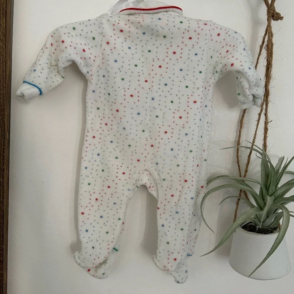 Vintage carters USA made Boy/GirlBaby Stretch Terry Sleeper Pajamas unisex